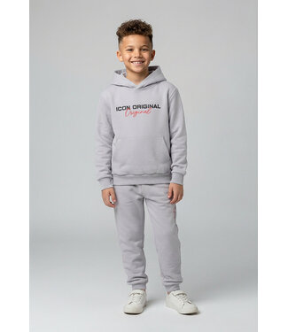 Grijs Kinder ICON Joggingpak met Hoodie