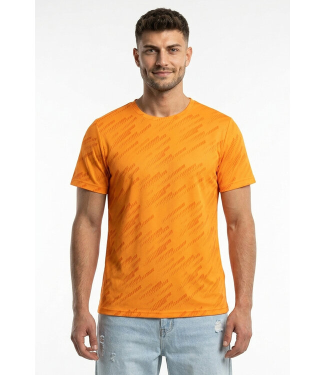 Oranje Sport T Shirt met Stretch