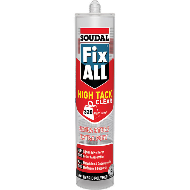 Soudal Fix All High Tack Clear 290ml