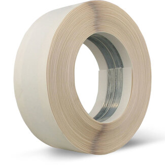 Techno Tape Bande d'angle métallique TechnoTape, acier blanc/argent