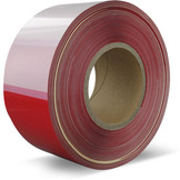 TechnoTape Afzetlint HDPE 35µ Rood/Wit