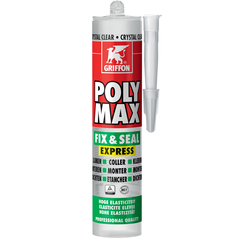 Griffon Polymax Fix & Seal Express Transparant 300g
