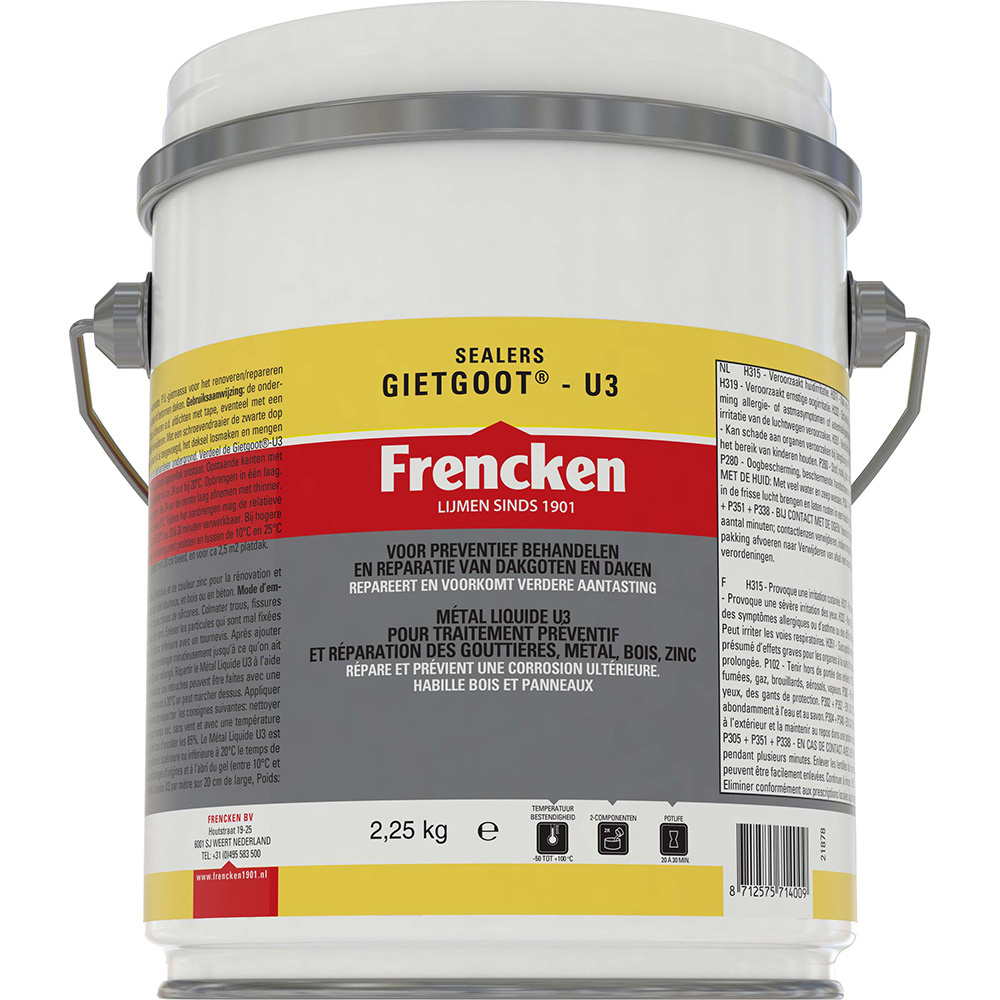 Frencken Gietgoot U3 2,25 kg