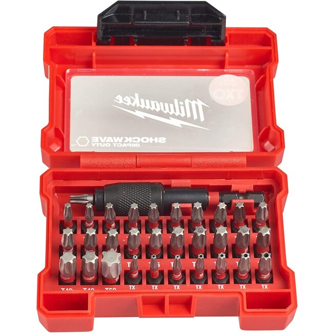 Milwaukee Shockwave Compact Bit Set 32-delige torx-set