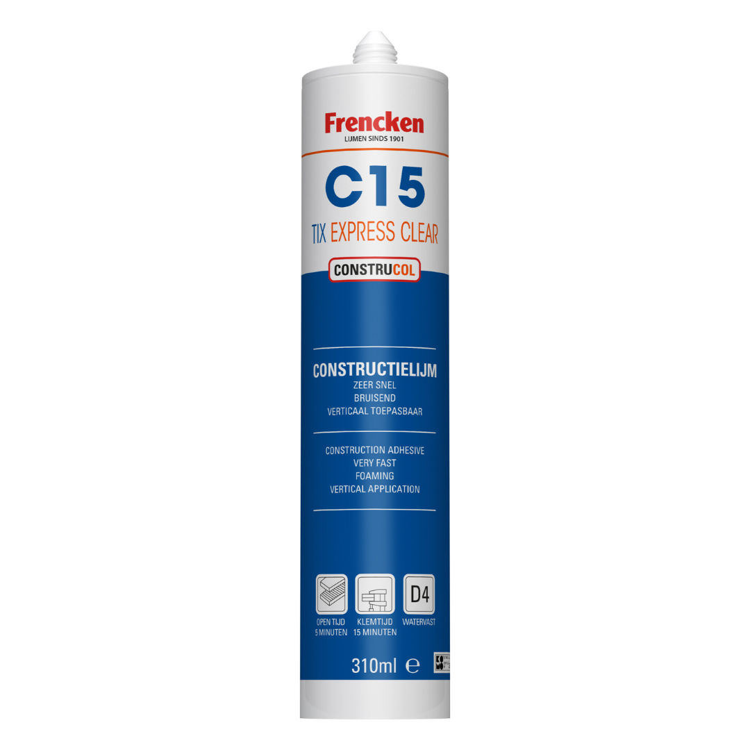 Frencken C15 TIX EXPRESS 310ml - Snelle constructielijm