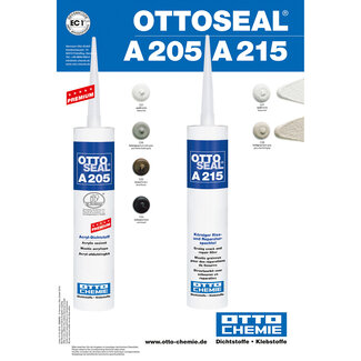 Otto Chemie A205 A215 kleurenkaart