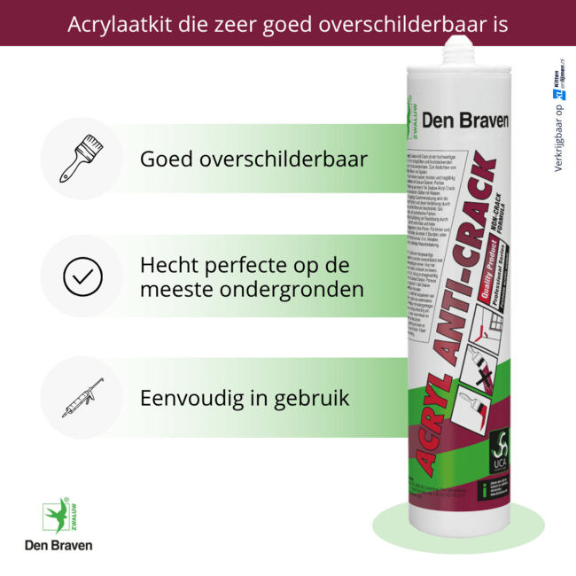 Zwaluw Acryl Anti-Crack 310ml