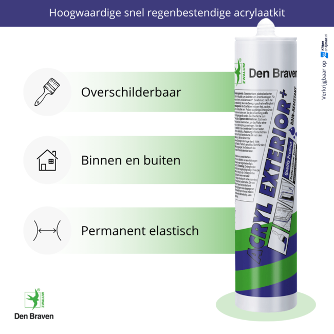 Zwaluw Acryl Exterior+ 310ml