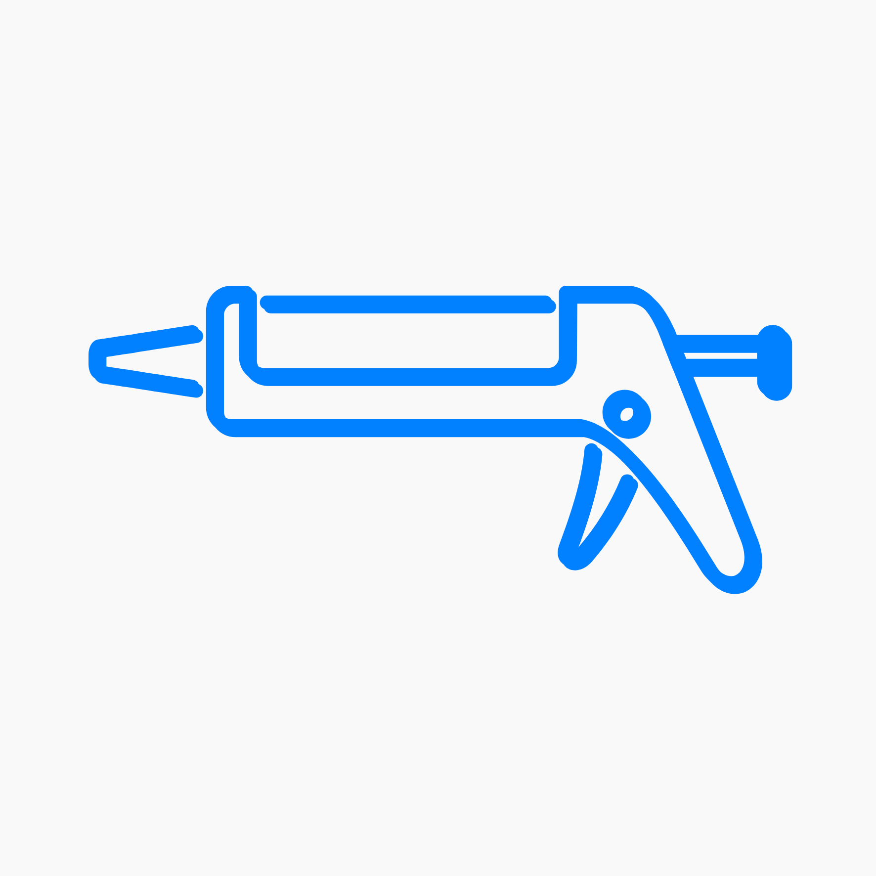 Acrylaatkit overschilderbaar