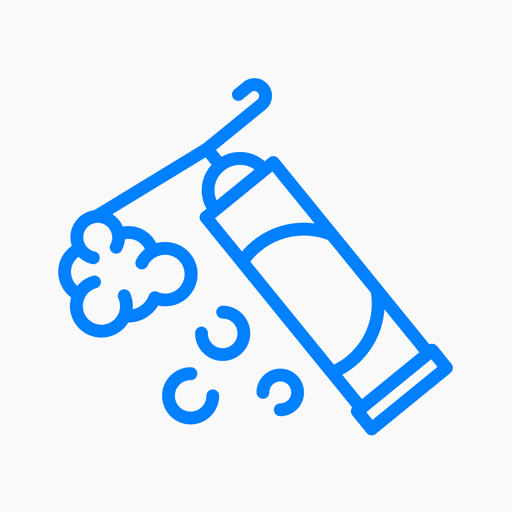 Nozzles voor purschuim