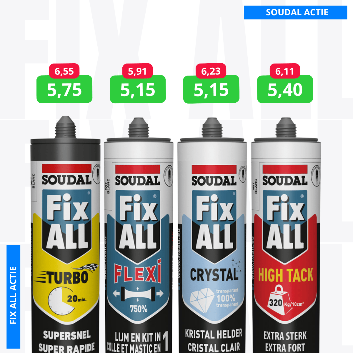 Soudal Fix All Actie