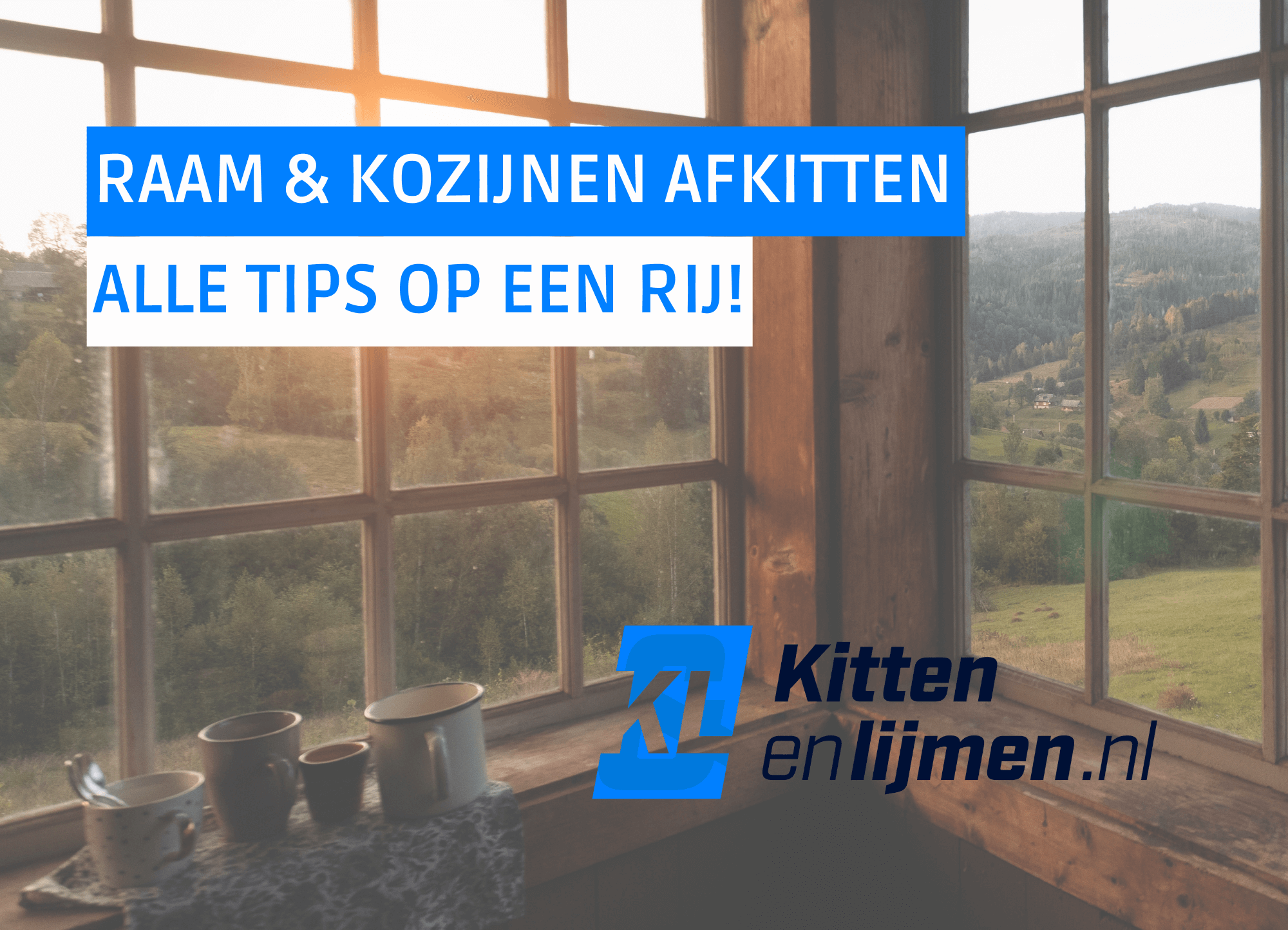 Raam & kozijnen afkitten: Alle tips op een rij! 