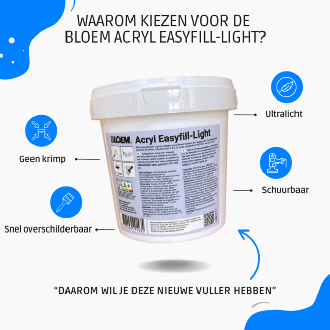 Acryl Easyfill-Light - emmer 1000ml