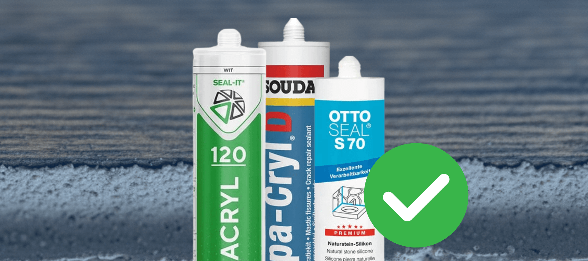 Diverse tubes kit met verschillende texturen, waaronder overschilderbare kit en matte kit.