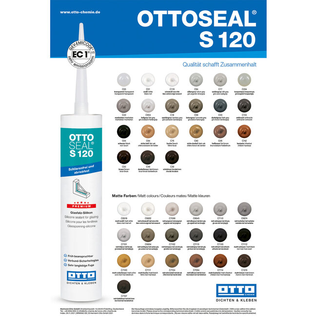 Tube d'Ottoseal S120 de 310 ml