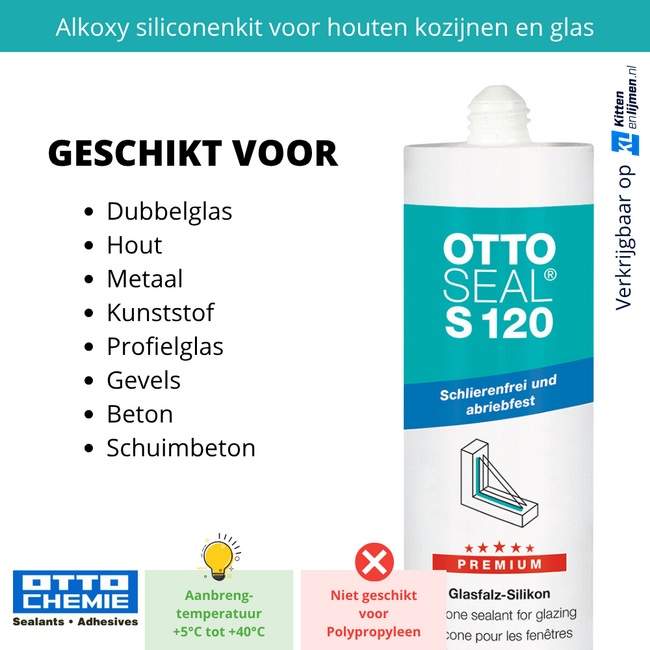 Tube d'Ottoseal S120 de 310 ml
