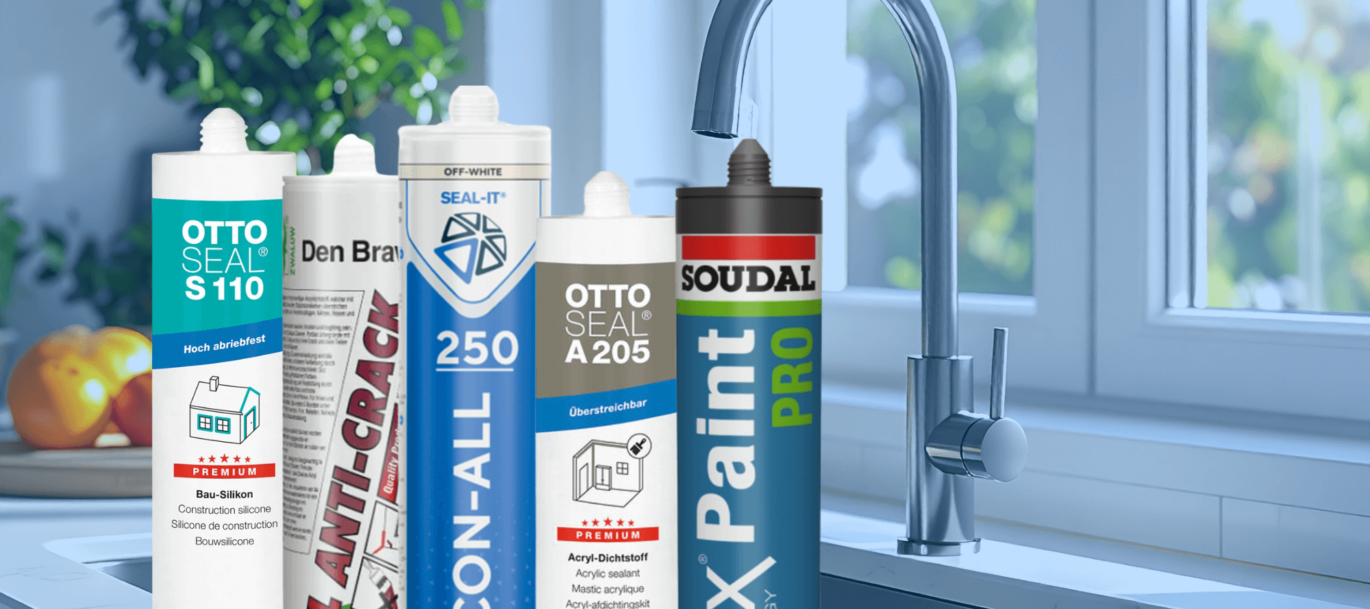 Verschil tussen acrylaatkit en siliconenkit voor kozijnen.