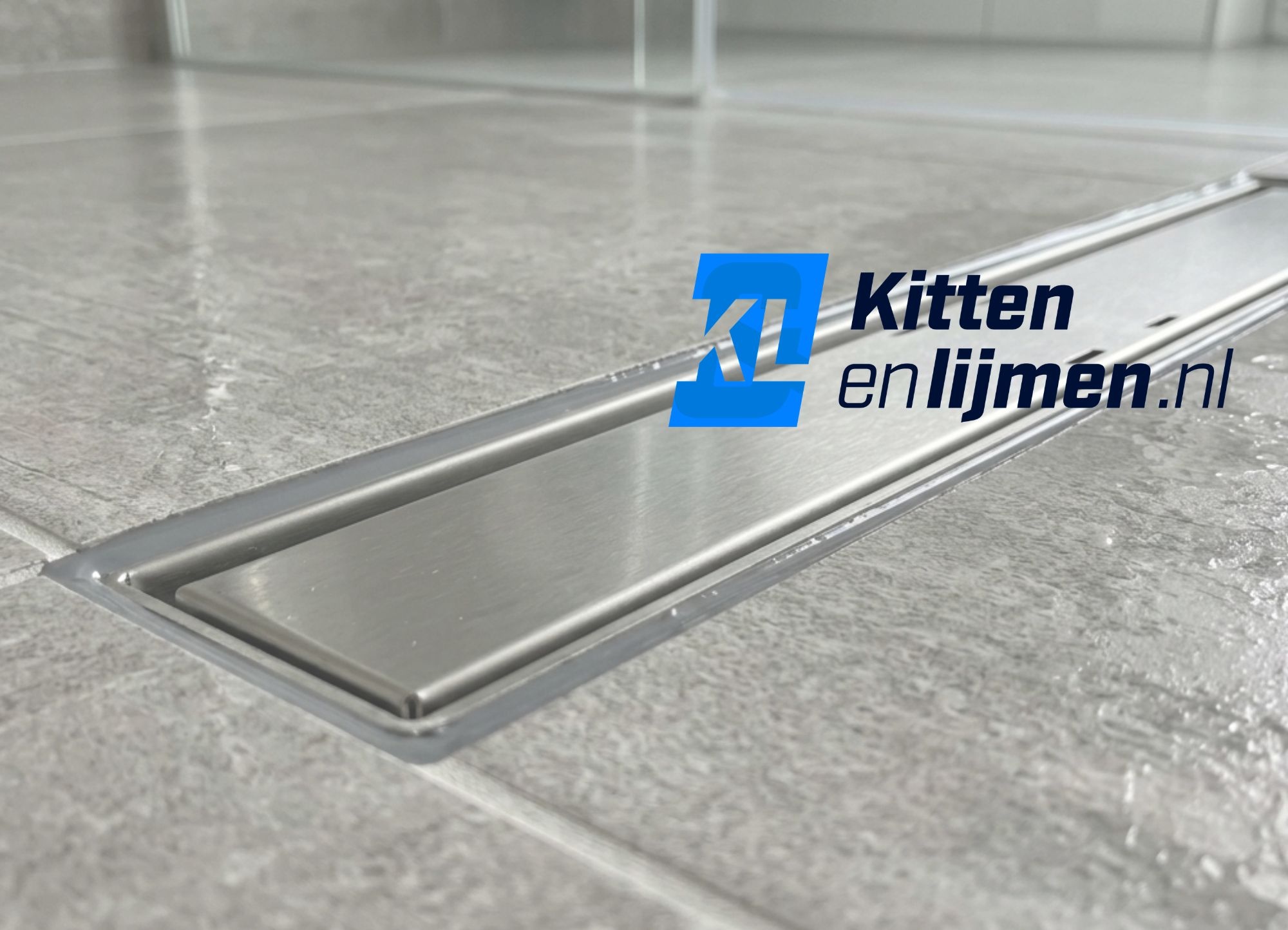 Hoe kit je een douchedrain af?