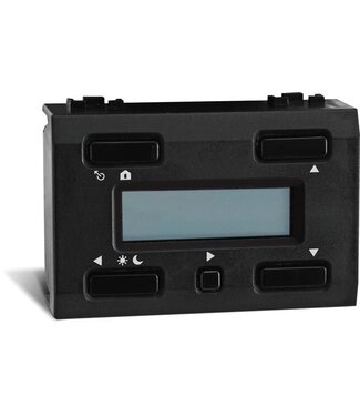 Velbus Velbus Zwarte lcd-temperatuurcontroller