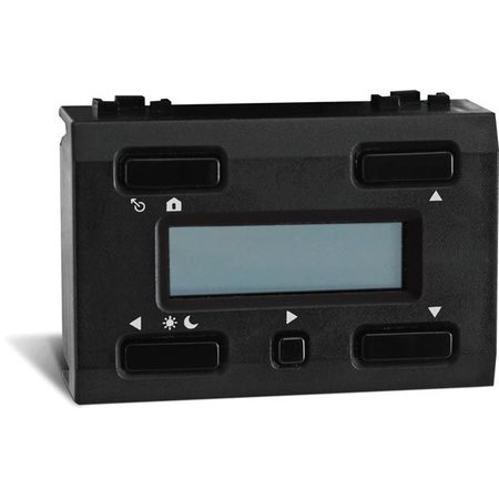 Velbus Velbus Zwarte lcd-temperatuurcontroller met tijdsbackup