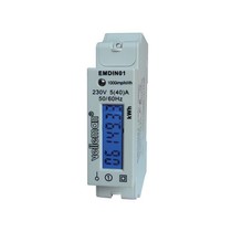 1-fasige kwh-meter 40A voor din rail