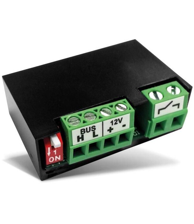 Velbus Velbus Miniatuur 1-kanaals relaismodule met potentiaalvrij contact