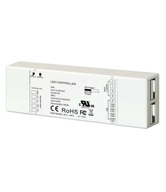 Unibright RF ontvanger 4 kanaal voor RGBW LED strip