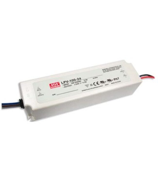 Meanwell LED Driver IP67 24V - 100Watt