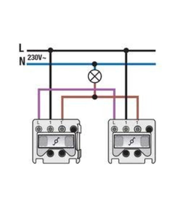 Niko Wisselschakelaar Niko 170-01605