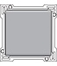 Niko afwerkingsset enkele toets, kleur Sterling 121-61105