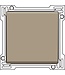 Niko afwerkingsset enkele toets, kleur Bronze 123-61105