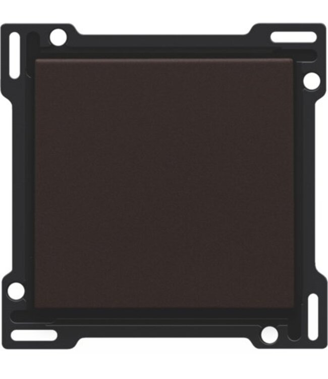 Niko afwerkingsset enkele toets, kleur Dark Brown 124-61105