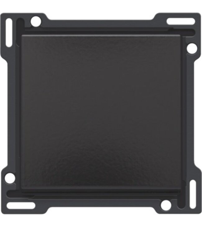 Niko afwerkingsset enkele toets, kleur Piano black 200-61105