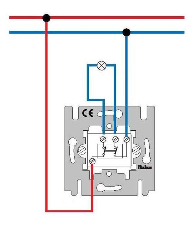 Niko Dubbelpolige schakelaar 16A ref.:170-01300