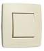Niko Enkele afdekplaat, kleur Original cream (Niko 100-76100)