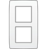 Niko Tweevoudige verticale afdekplaat, kleur Original white (Niko 101-76200)