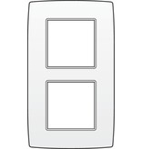 Niko Tweevoudige verticale afdekplaat, kleur Original white (Niko 101-76200)