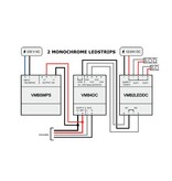 Velbus Velbus 2-kanaals 0-10 v gestuurde pwm-dimmer voor ledstrips