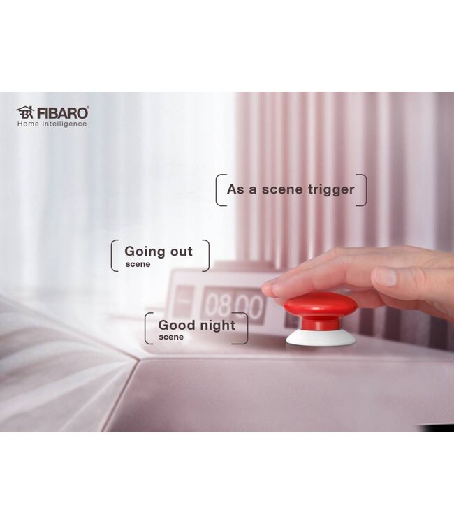 Fibaro Fibaro draadloze rode drukknop
