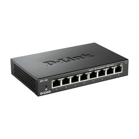 D-link D-link Fast Ethernet  desktop switch, 8 poorten