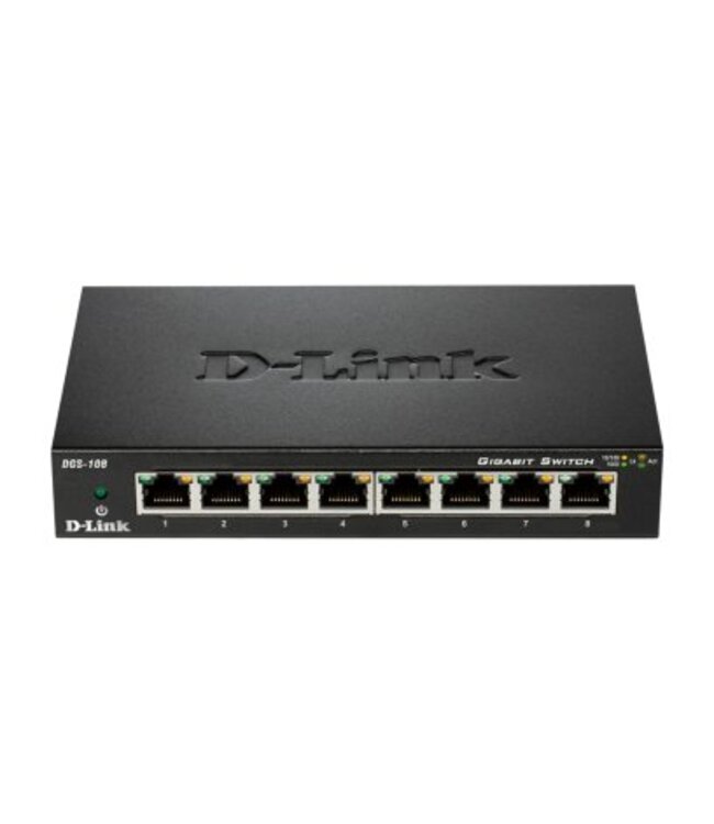 D-link D-link Fast Ethernet  desktop switch, 8 poorten