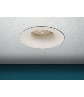 Inbouw armatuur GU10, afgerond, kleur wit Inbouw armatuur GU10, afgerond, kleur wit