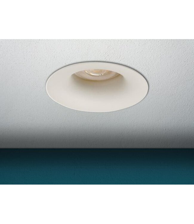 Inbouw armatuur GU10, afgerond, kleur wit