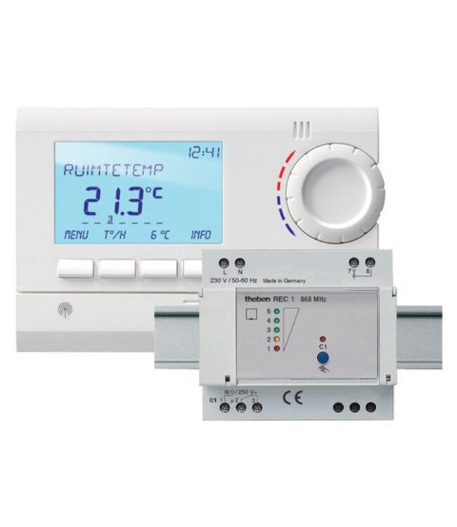 Theben Draadloze  klokthermostaat RAM833 Top2 HF