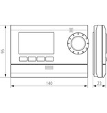 Theben Draadloze  klokthermostaat RAM833 Top2 HF