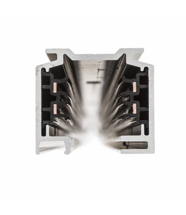 Eutrac 3 Fasen rail, lengte 3 meter,  kleur wit