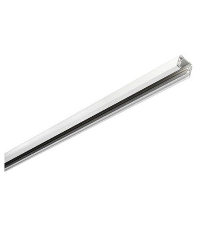 Eutrac 3 Fasen rail, lengte 3 meter,  kleur wit