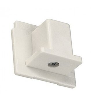 Eindstuk eutrac 3F rail,  wit