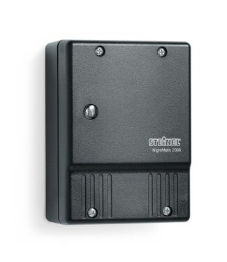 Steinel Schemerschakelaar Nightmatic 2000, zwart