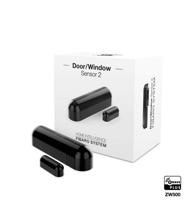 Fibaro Fibaro Deur en raam sensor V2 zwart kleurig